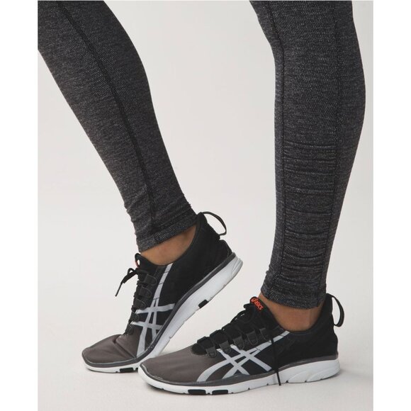 Lululemon Rulu Speed Tight Leggings Black Heathered Gray Size 4 EUC - Picture 8 of 15